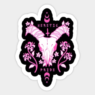 Heretic Pride Pink Sticker